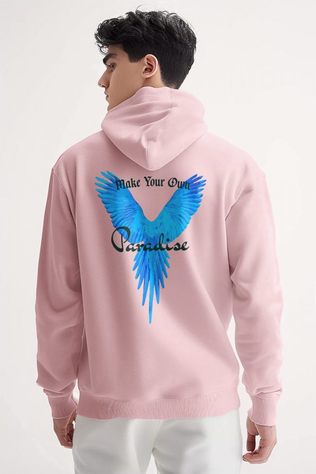 Your Own Paradise, Φούτερ με Κουκούλα σε Ροζ Χρώμα