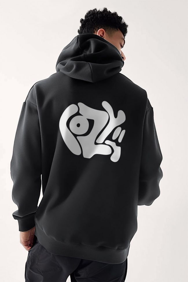 Cozy, Φούτερ με Κουκούλα σε Iron Grey Χρώμα
