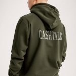 Cashtalk, Φούτερ με Κουκούλα σε Χακί Χρώμα