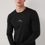 Peak, Long Sleeve Μπλούζα σε Μαύρο Χρώμα