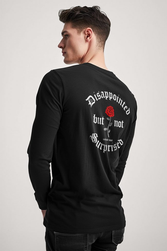 Not Surprised, Long Sleeve Μπλούζα σε Μαύρο Χρώμα
