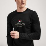 Monaco Grand Prix, Long Sleeve Μπλούζα σε Μαύρο Χρώμα