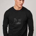 The Catfather, Long Sleeve Μπλούζα σε Μαύρο Χρώμα