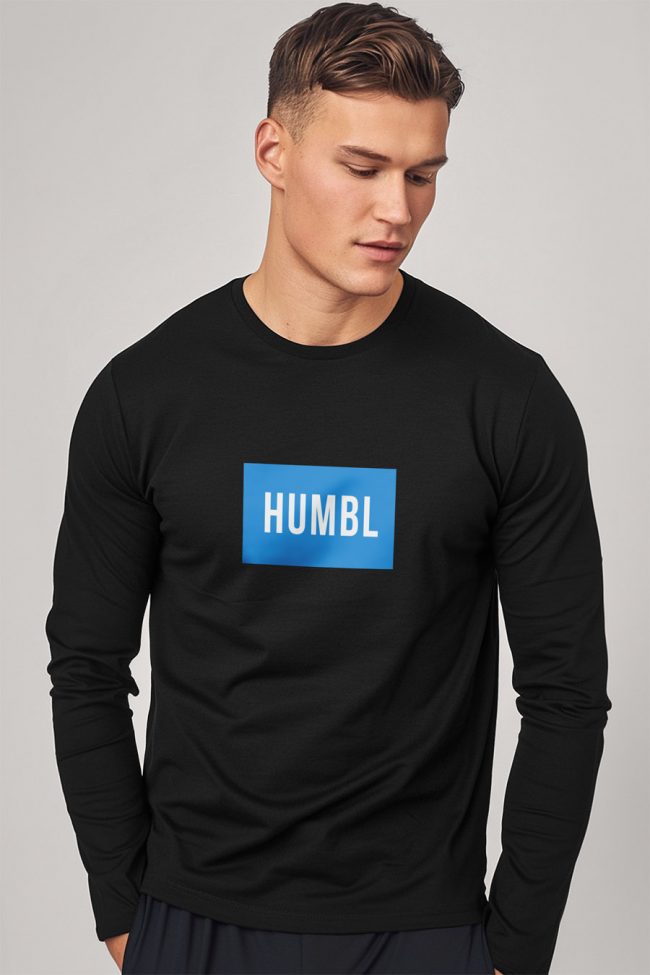 Humble Amsterdam Blue, Long Sleeve Μπλούζα σε Μαύρο Χρώμα