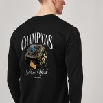 Championship Ring, Long Sleeve Μπλούζα σε Μαύρο Χρώμα
