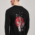 Ninja Cat, Long Sleeve Μπλούζα σε Μαύρο Χρώμα