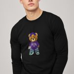 Street King Teddy, Long Sleeve Μπλούζα σε Μαύρο Χρώμα