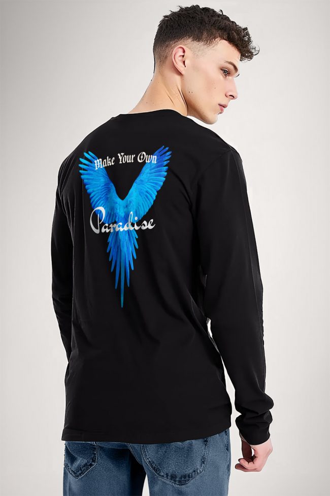 Your Own Paradise, Long Sleeve Μπλούζα σε Μαύρο Χρώμα