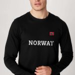 Norway, Long Sleeve Μπλούζα σε Μαύρο Χρώμα