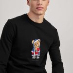 Stay Real Teddy, Long Sleeve Μπλούζα σε Μαύρο Χρώμα