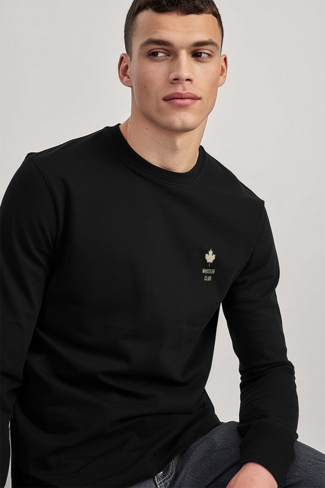 Whistler Club Canada, Long Sleeve Μπλούζα σε Μαύρο Χρώμα