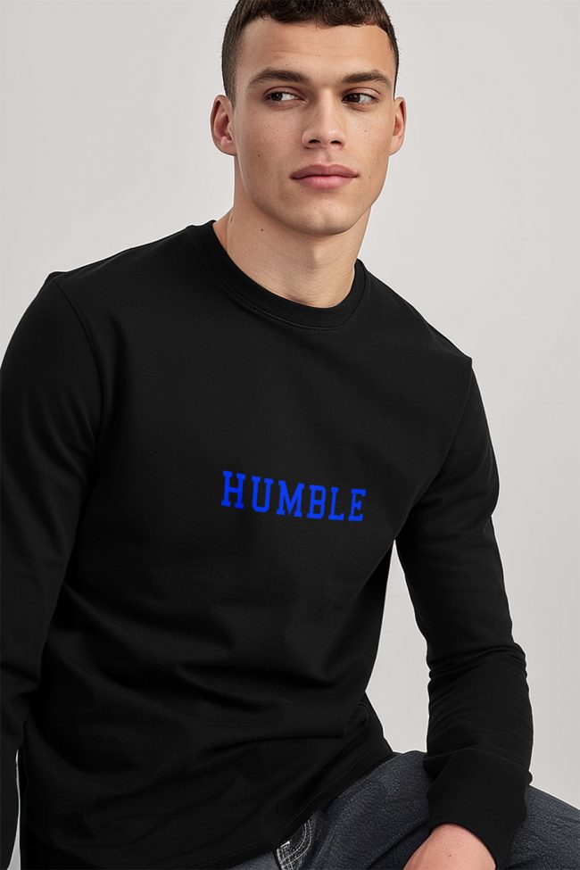 Humble, Long Sleeve Μπλούζα σε Μαύρο Χρώμα