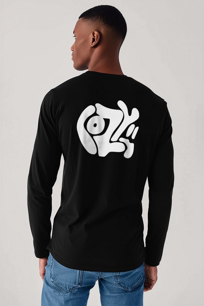 Cozy, Long Sleeve Μπλούζα σε Μαύρο Χρώμα