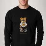 No Rulez Teddy, Long Sleeve Μπλούζα σε Μαύρο Χρώμα