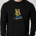 Ski More Teddy, Long Sleeve Μπλούζα σε Μαύρο Χρώμα