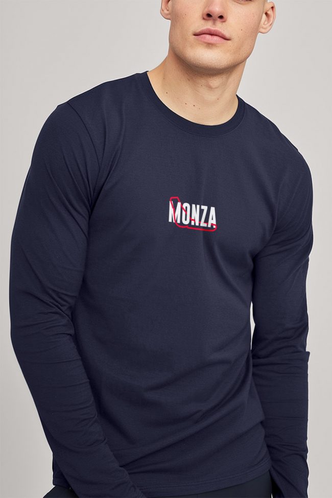 Monza, Long Sleeve Μπλούζα σε Μπλε Χρώμα