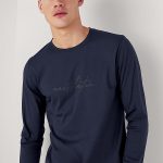 Aesthetic, Long Sleeve Μπλούζα σε Μπλε Χρώμα
