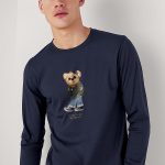 Weirdo Teddy, Long Sleeve Μπλούζα σε Μπλε Χρώμα