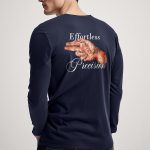Hitman, Long Sleeve Μπλούζα σε Μπλε Χρώμα