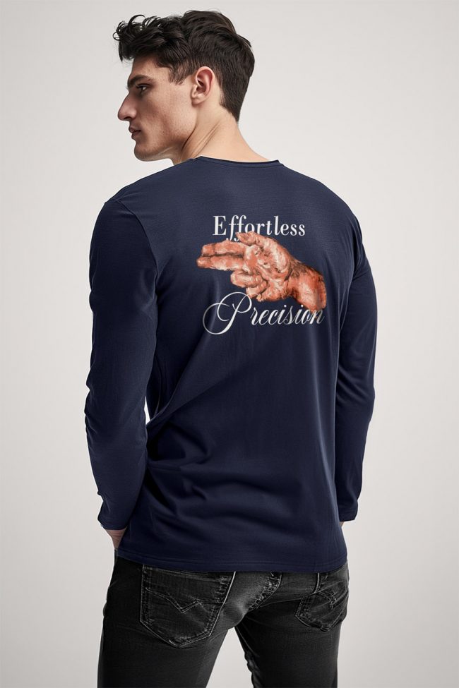 Hitman, Long Sleeve Μπλούζα σε Μπλε Χρώμα