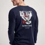 The World Is Yours, Long Sleeve Μπλούζα σε Μπλε Χρώμα