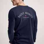 Saint Moritz, Long Sleeve Μπλούζα σε Μπλε Χρώμα