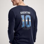 Hand Of God 10, Long Sleeve Μπλούζα σε Μπλε Χρώμα