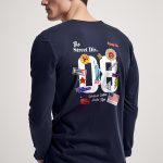 The Street Div, Long Sleeve Μπλούζα σε Μπλε Χρώμα