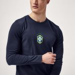 Favelas, Long Sleeve Μπλούζα σε Μπλε Χρώμα