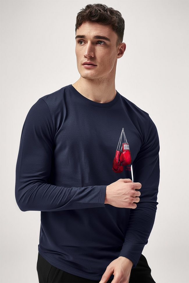 Boxing Legend, Long Sleeve Μπλούζα σε Μπλε Χρώμα