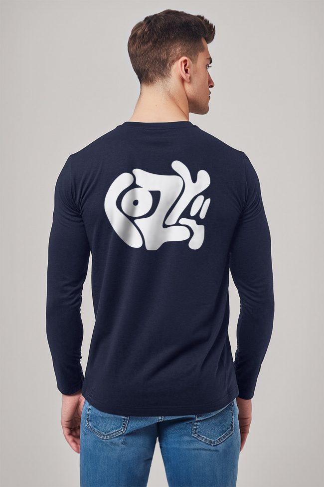 Cozy, Long Sleeve Μπλούζα σε Μπλε Χρώμα
