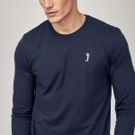 Golf Swing Logo, Long Sleeve Μπλούζα σε Μπλε Χρώμα