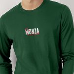 Monza, Long Sleeve Μπλούζα σε Πράσινο Χρώμα