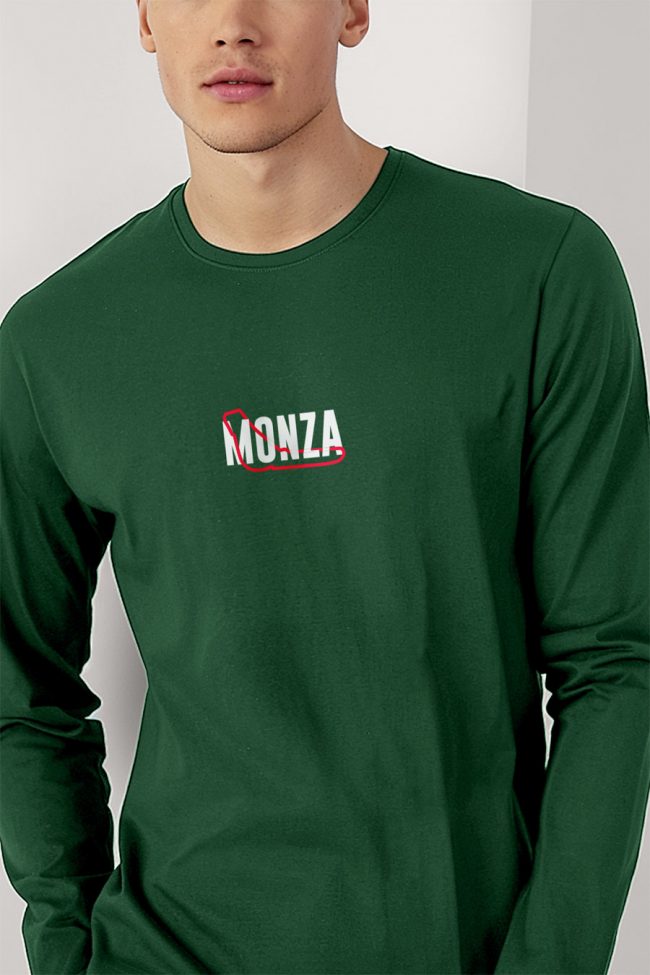 Monza, Long Sleeve Μπλούζα σε Πράσινο Χρώμα