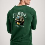 Championship Ring, Long Sleeve Μπλούζα σε Πράσινο Χρώμα