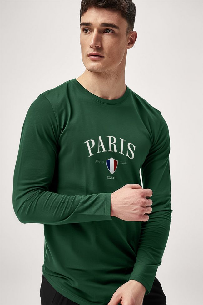 Paris Xxxiii, Long Sleeve Μπλούζα σε Πράσινο Χρώμα