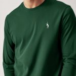 Tennis Serve, Long Sleeve Μπλούζα σε Πράσινο Χρώμα