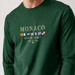 Monte Carlo, Long Sleeve Μπλούζα σε Πράσινο Χρώμα