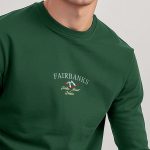 Fairbanks Alaska, Long Sleeve Μπλούζα σε Πράσινο Χρώμα
