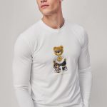 No Rulez Teddy, Long Sleeve Μπλούζα σε Λευκό Χρώμα