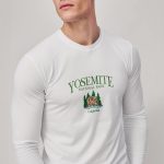 Yosemite Park, Long Sleeve Μπλούζα σε Λευκό Χρώμα
