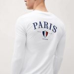 Paris Xxxiii Bold, Long Sleeve Μπλούζα σε Λευκό Χρώμα