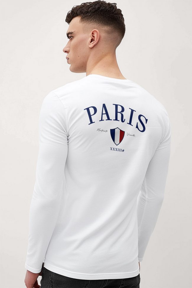 Paris Xxxiii Bold, Long Sleeve Μπλούζα σε Λευκό Χρώμα