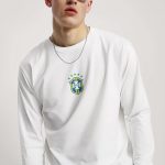 Favelas, Long Sleeve Μπλούζα σε Λευκό Χρώμα