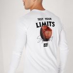 Stay Hungry, Long Sleeve Μπλούζα σε Λευκό Χρώμα