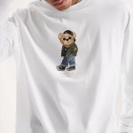 Weirdo Teddy, Long Sleeve Μπλούζα σε Λευκό Χρώμα