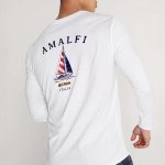Amalfi, Long Sleeve Μπλούζα σε Λευκό Χρώμα