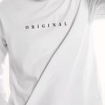 Original, Long Sleeve Μπλούζα σε Λευκό Χρώμα