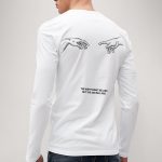 Rise And Shine, Long Sleeve Μπλούζα σε Λευκό Χρώμα