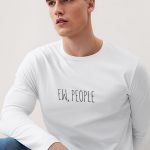 Ew People, Long Sleeve Μπλούζα σε Λευκό Χρώμα